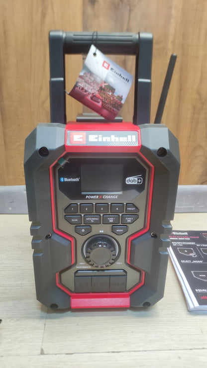 Einhell Akku-Baustellenradio TE-CR 18 Li DAB+/FM/BT Solo (3407995), 18 V, I38164