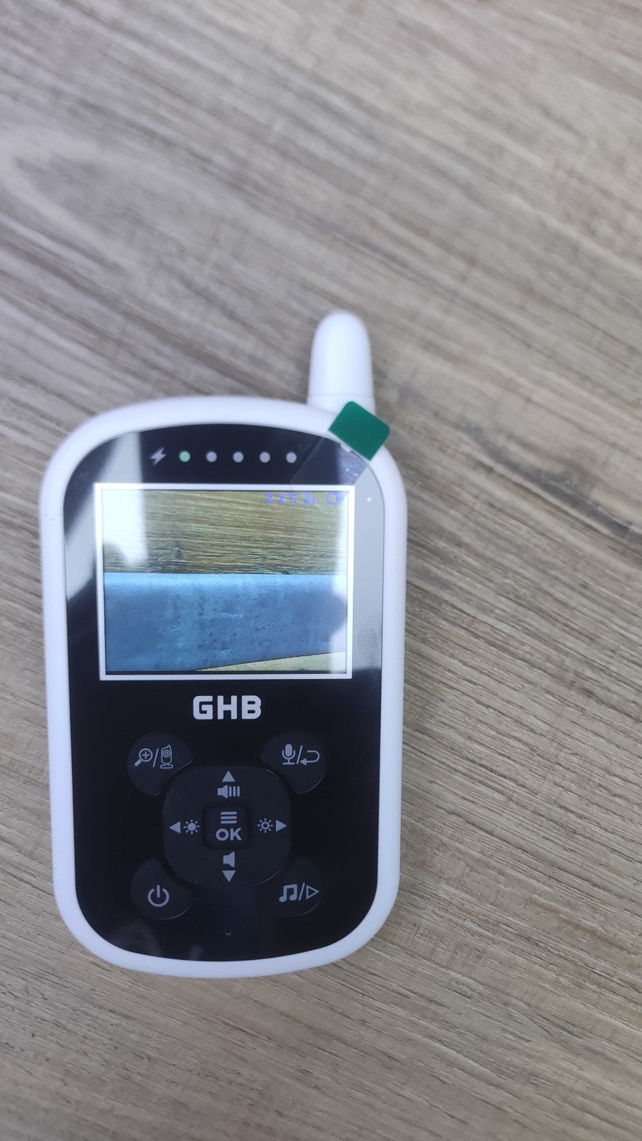 GHB Babyphone UU24, Monitor mit Kamera 2,4 GHz Nachtsicht, I38515