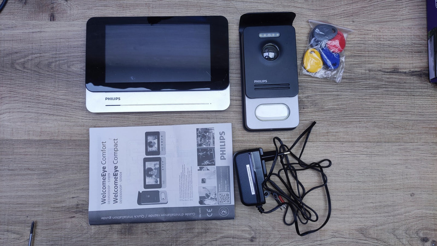 PHILIPS WelcomeEye CONNECT Videosprechanlage 7" Touch-Display, I36530