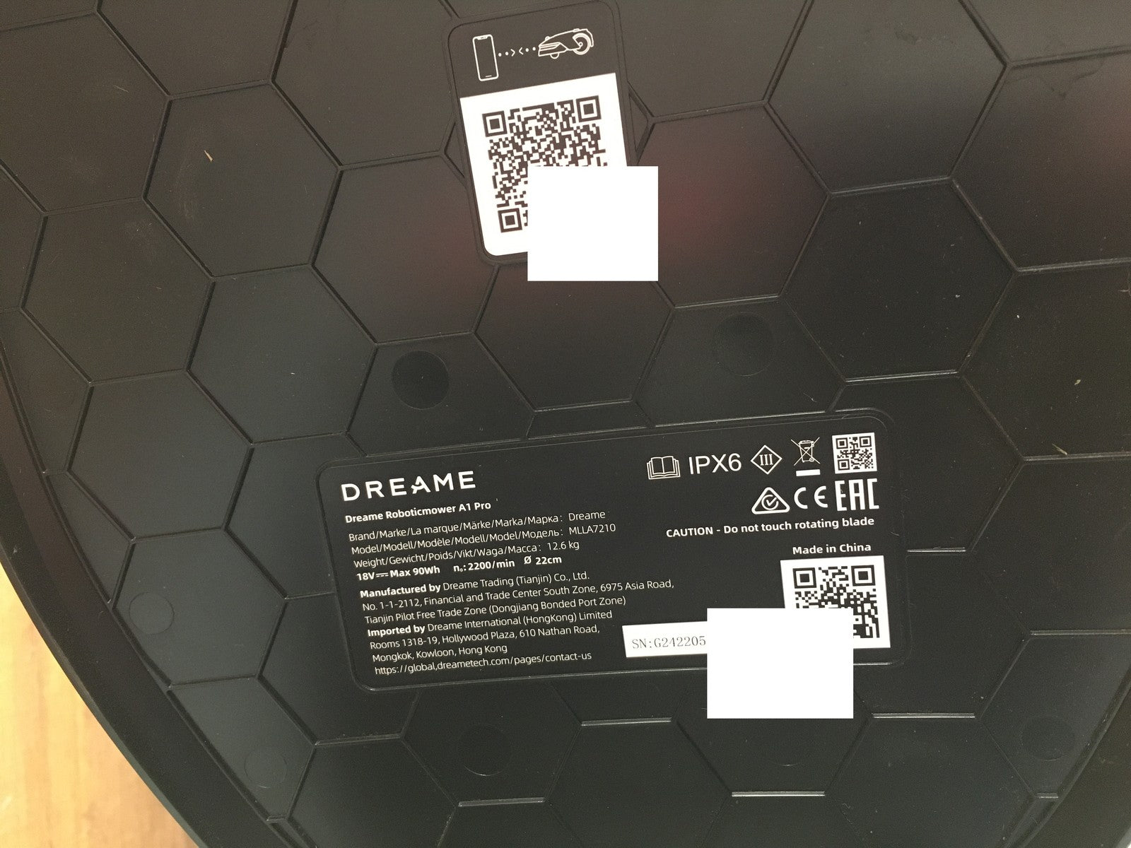 DREAME Intelligenter Mähroboter A1 Pro bis 2000m² 3D Sensor (MLLA7210) I38550