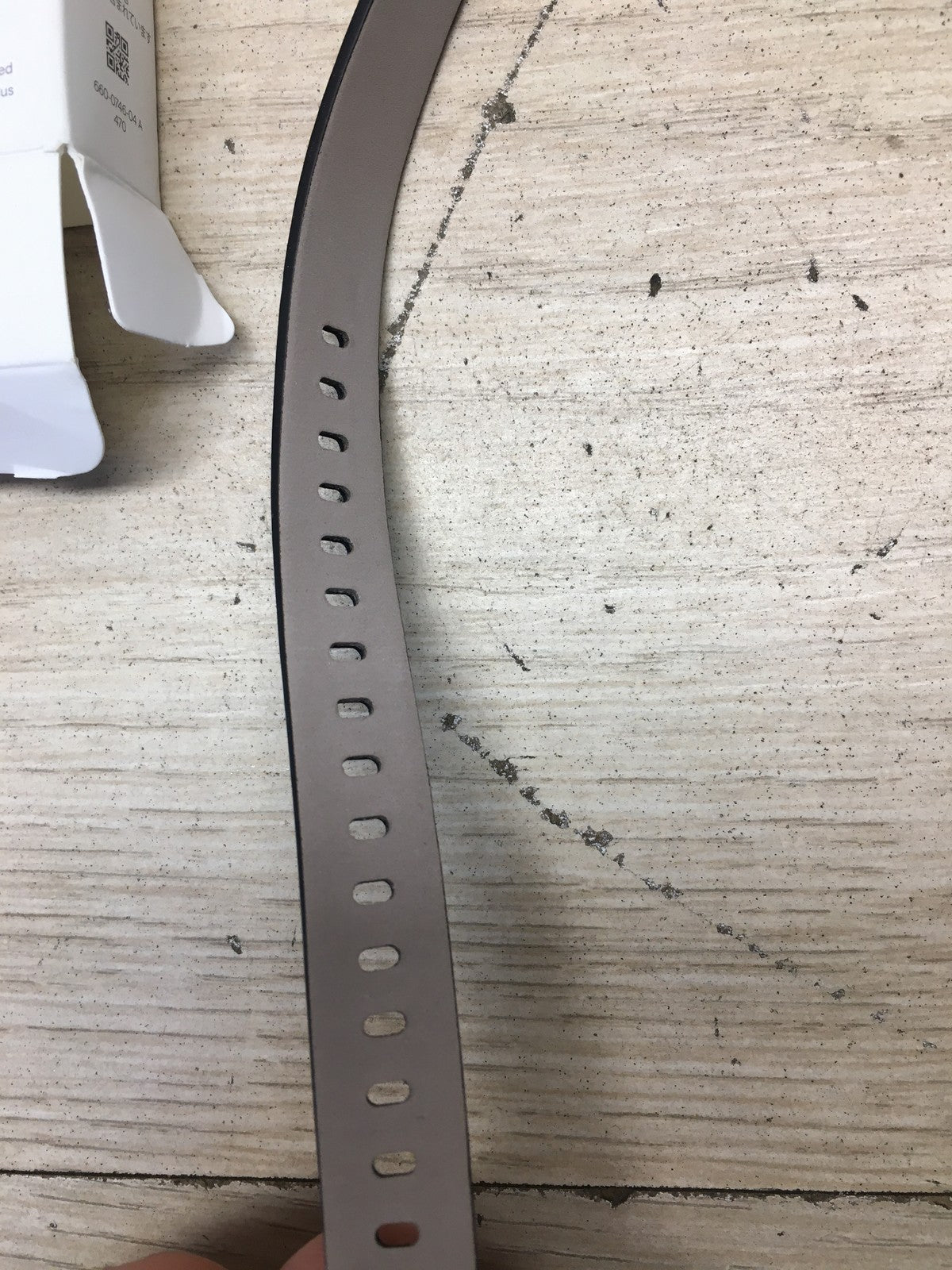 Fitbit Luxe Horween Leather Armband, schwarz, I39182