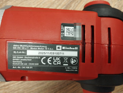 Einhell GE-HC 18 Li T Solo Akku Multifunktionswerkzeug ohne Akku und Ladegerät