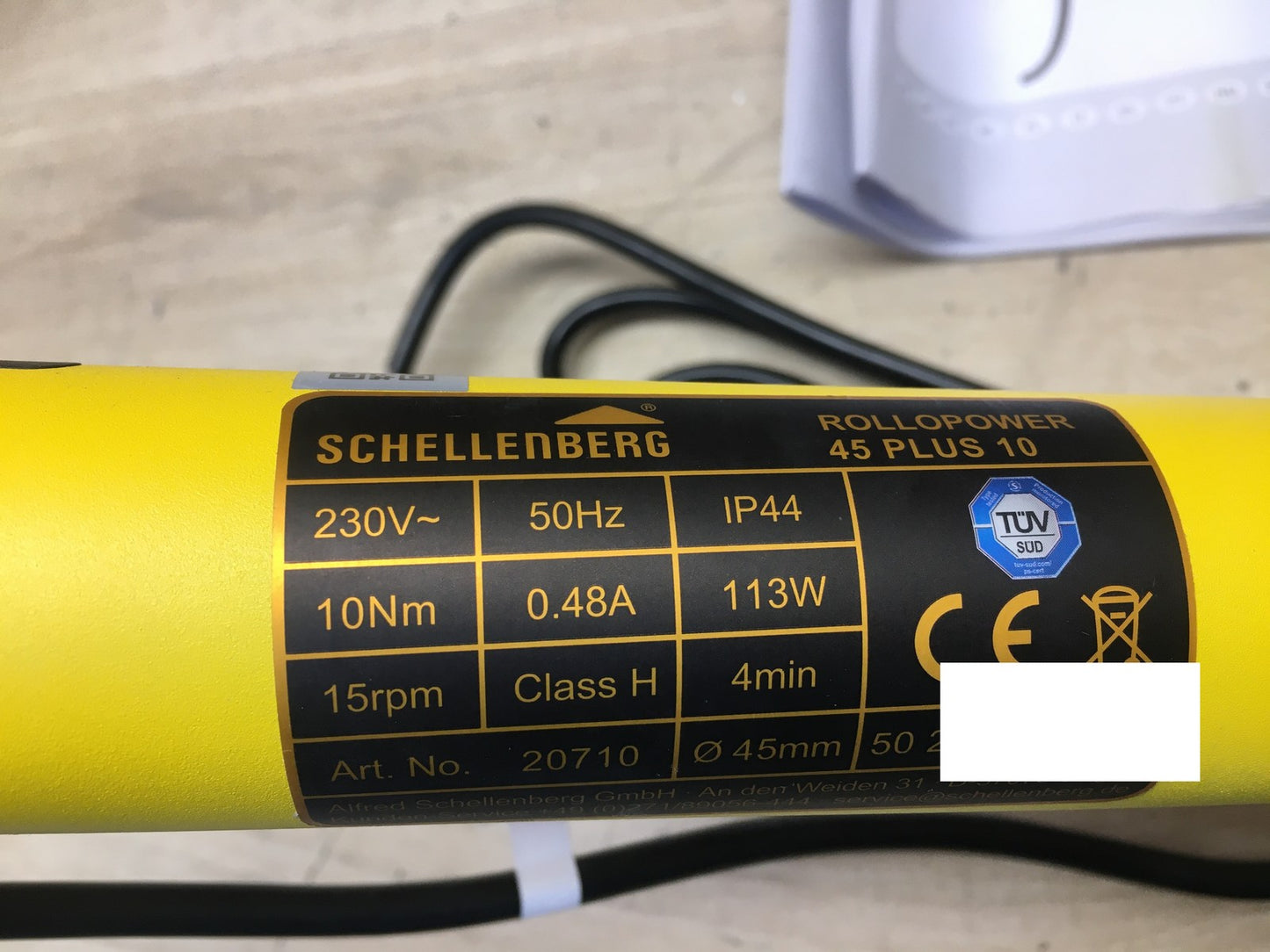 Schellenberg 20710 Rolladenmotor Plus 10 Nm, I37747