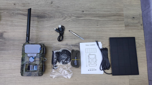 WOLFANG 4G/LTE Wildkamera Solar WT07, 2K 48MP Live Übertragung, I40097