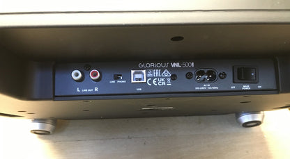 Glorious VNL-500 USB Plattenspieler Quarzgesteuert Direktantrieb USB 33 1/3 45