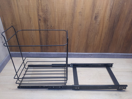 Emuca 8131823 Rahmen mit Führungsschienen für Küchen-Recyclingbehälter, I36841