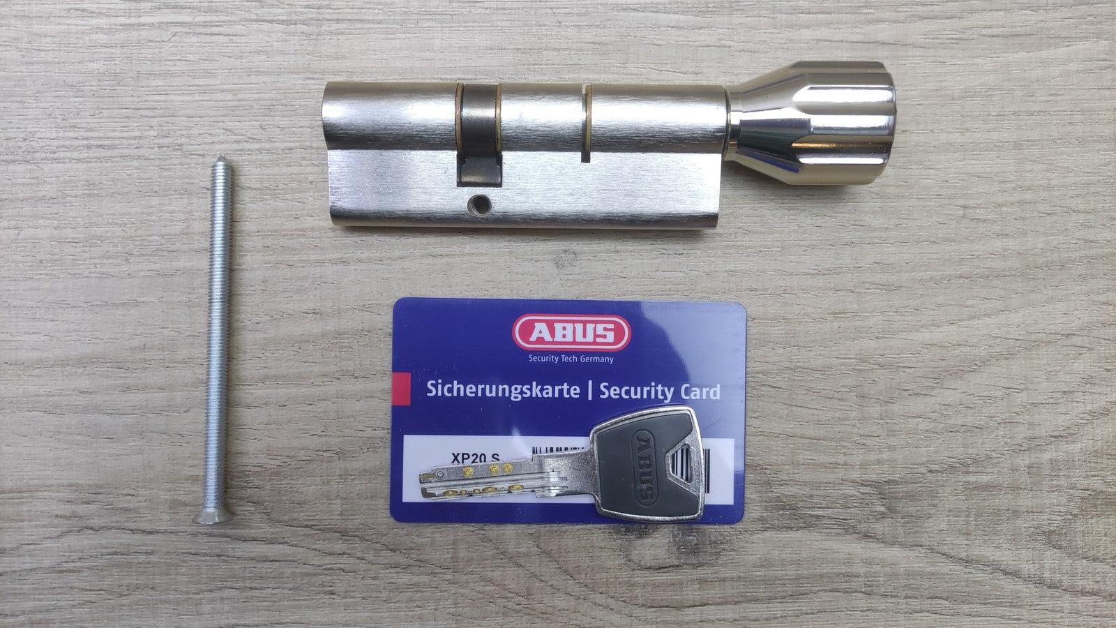 ABUS Profilzylinder KXP20S Z35/K55 mit Knauf, 73949, I35416