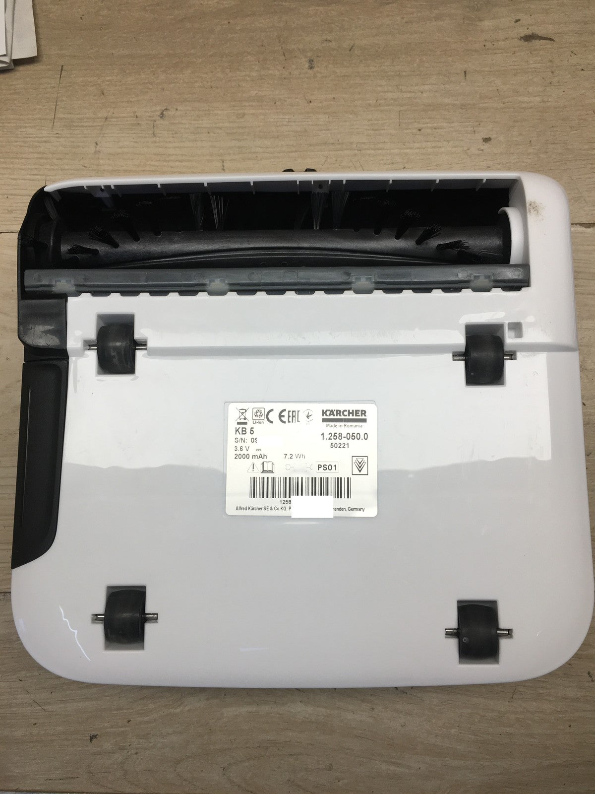Kärcher 1.258-050.0 Akku-Besen KB 5, elektrischer Besen, I41028