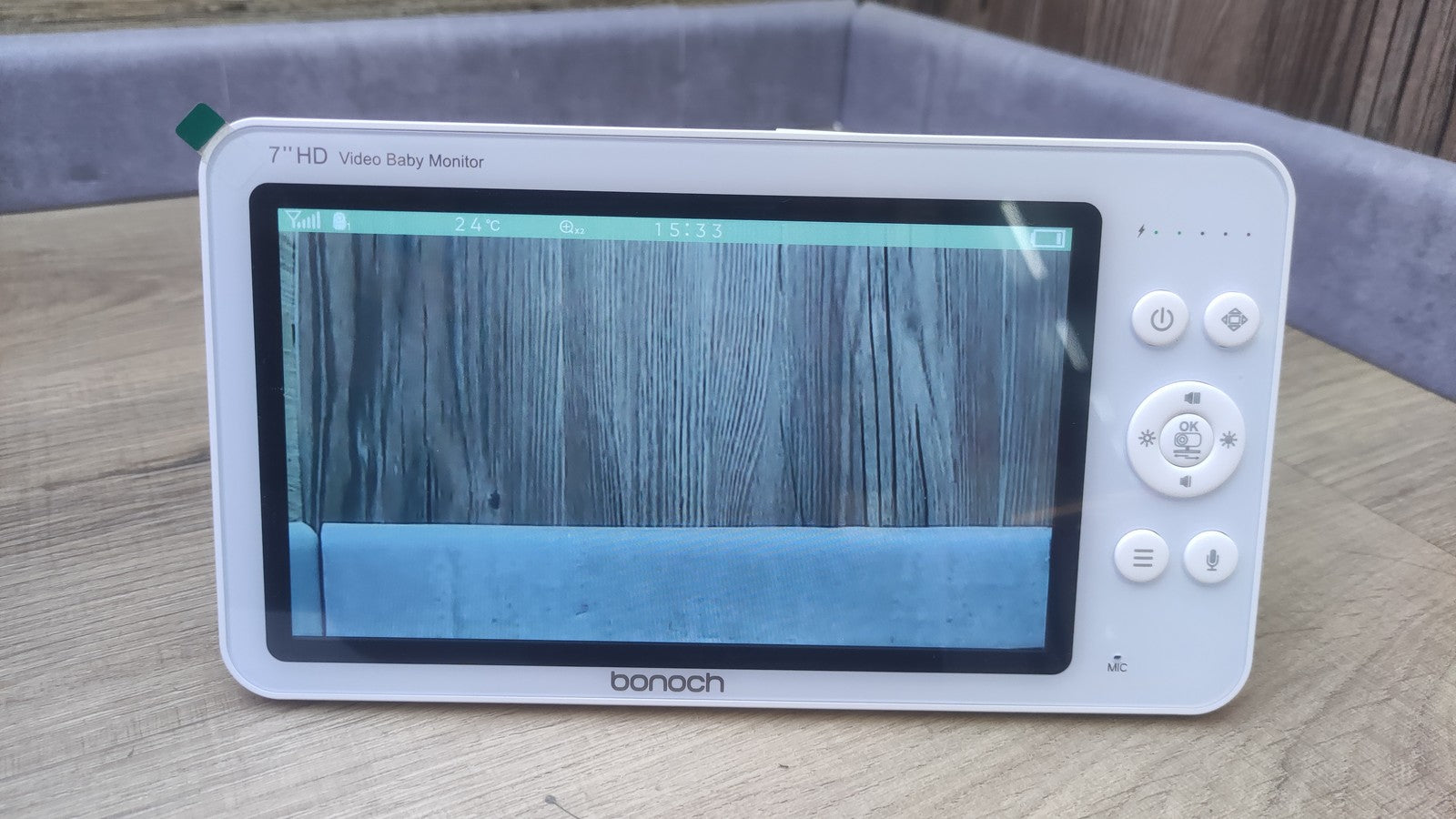 bonoch BBM03 Babyphone mit Kamera, 7 Zoll 720P HD 6000mAh, I39251