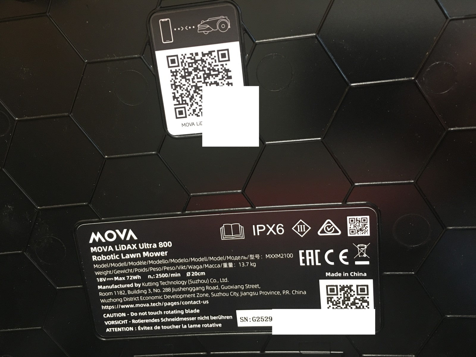 MOVA LiDAX Ultra 800 Mähroboter ohne Begrenzungskabel (MXXM2100), I39150