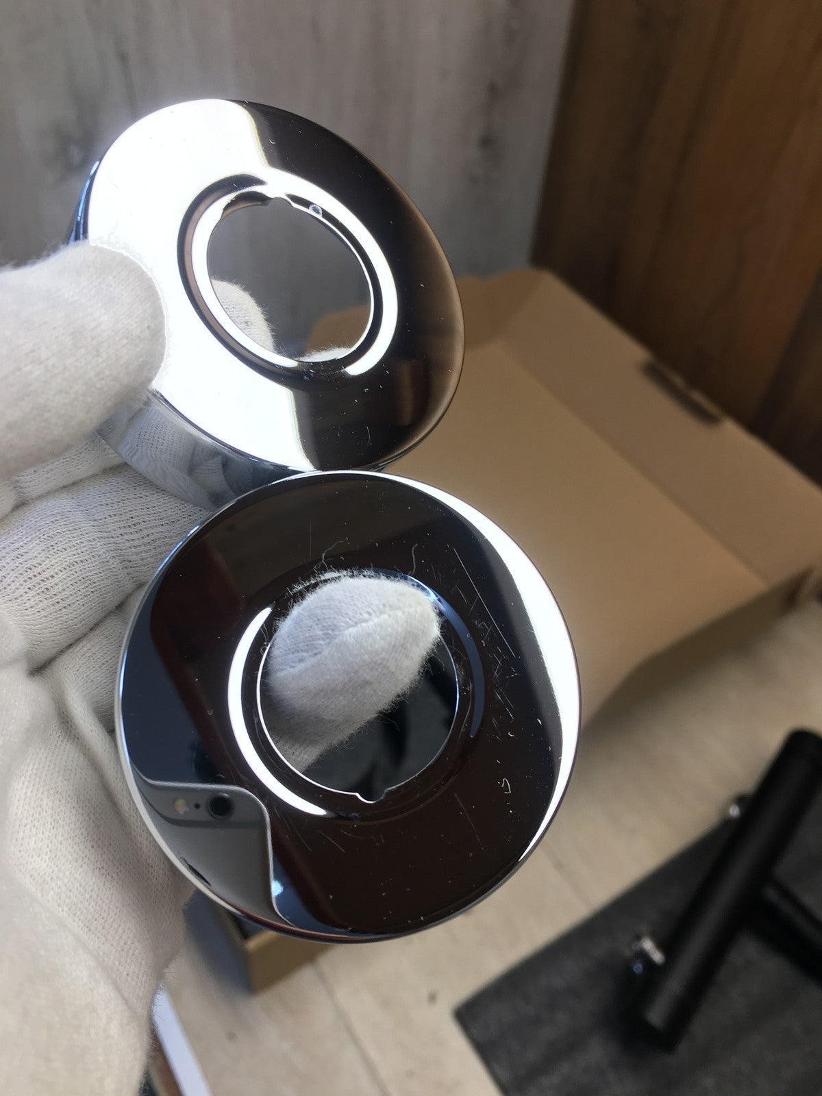 Detbom DKG001MB Wasserhahn Küche Wandmontage, Mattschwarz, I40025