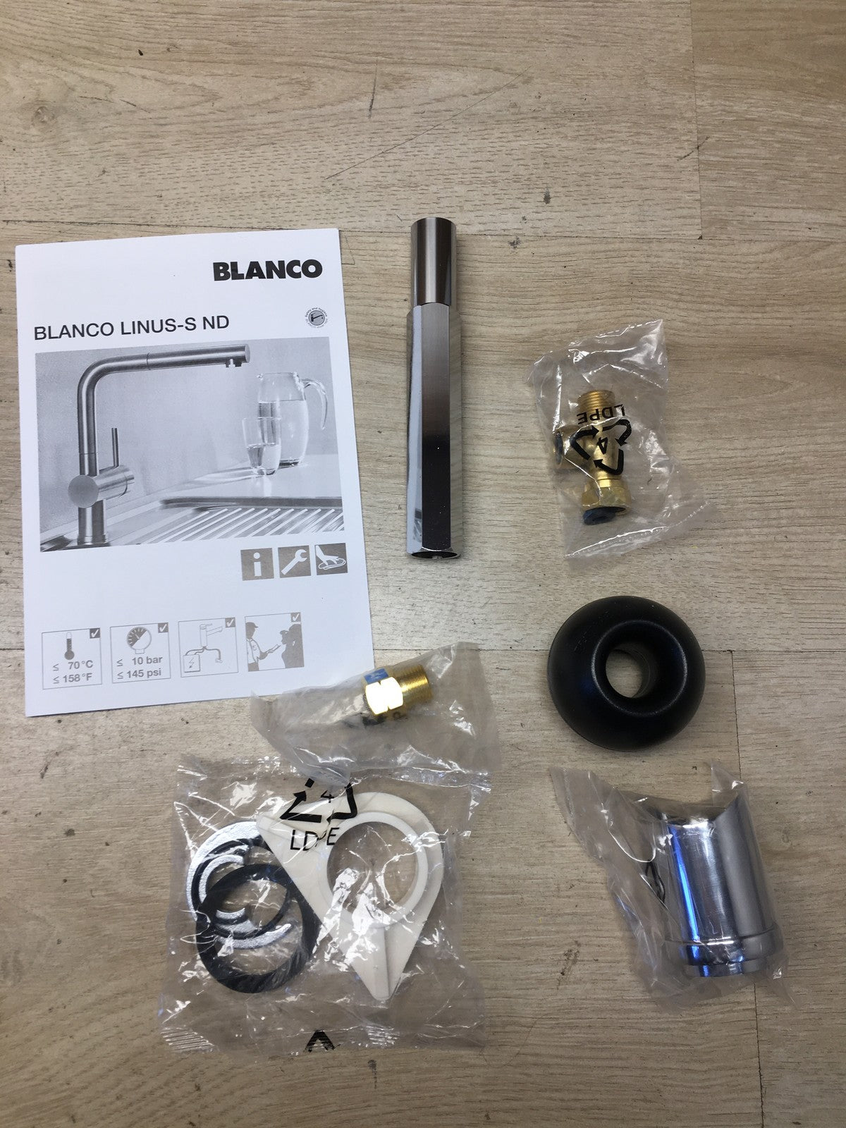 BLANCO LINUS-S Küchenarmatur 512200 Niederdruck, Wasserhahn, I37903