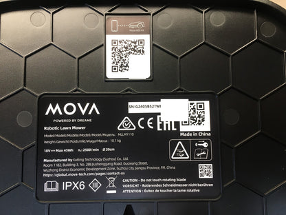 Dreame Mova 600 Mähroboter MLLM1110, für Rasenfläche bis 600 m², I38109