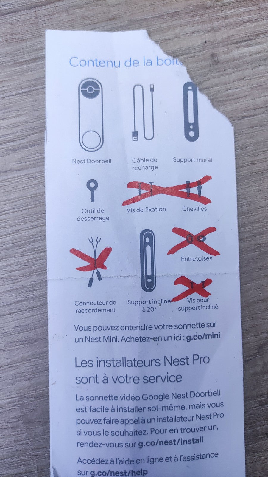 Google Nest Doorbell akkubetriebene Türklingel mit Videofunktion I37320