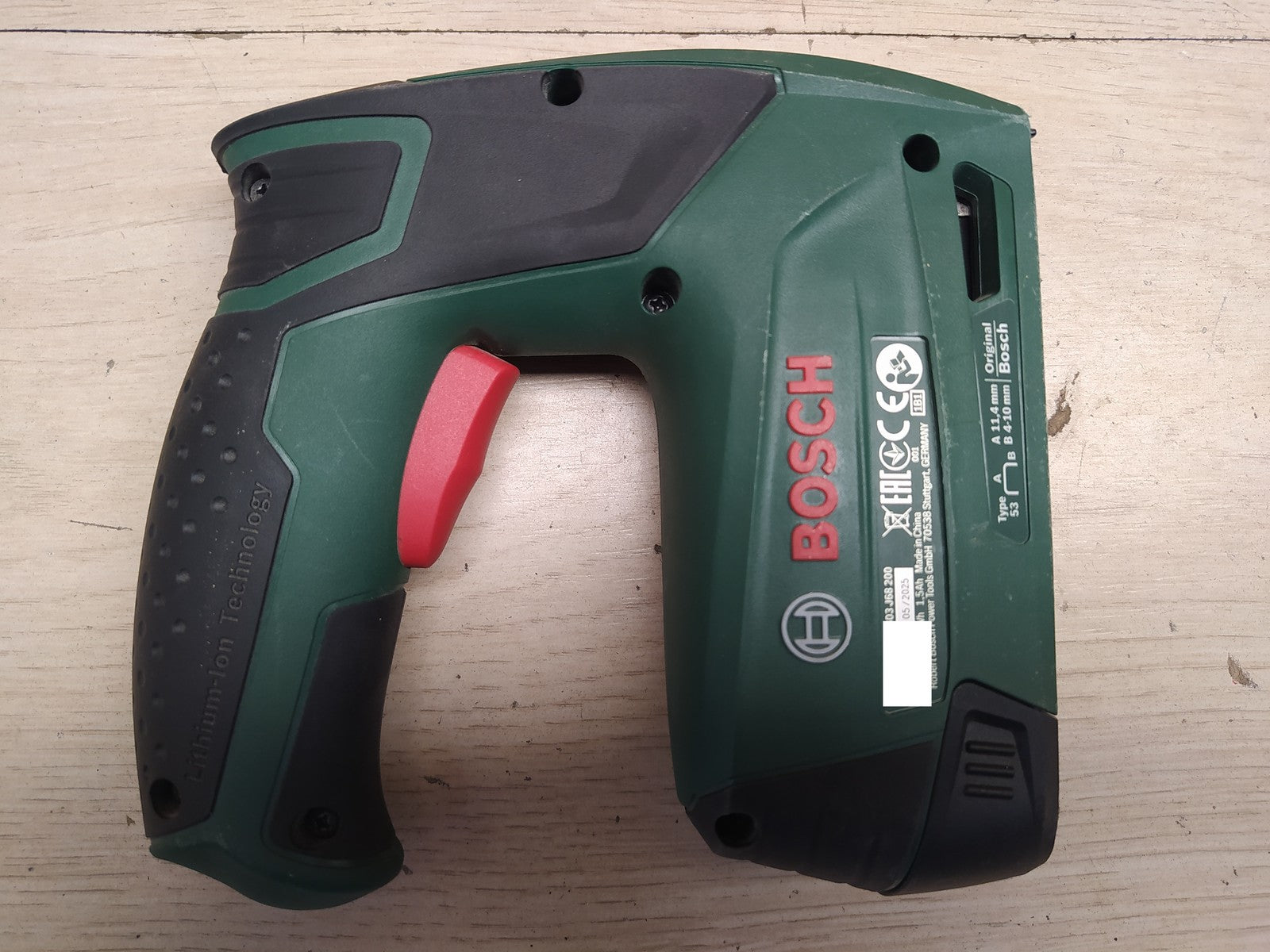 Bosch Akku Tacker PTK 3,6 LI Integrierter Akku, 3,6 Volt, 30 Schläge/min, I38589