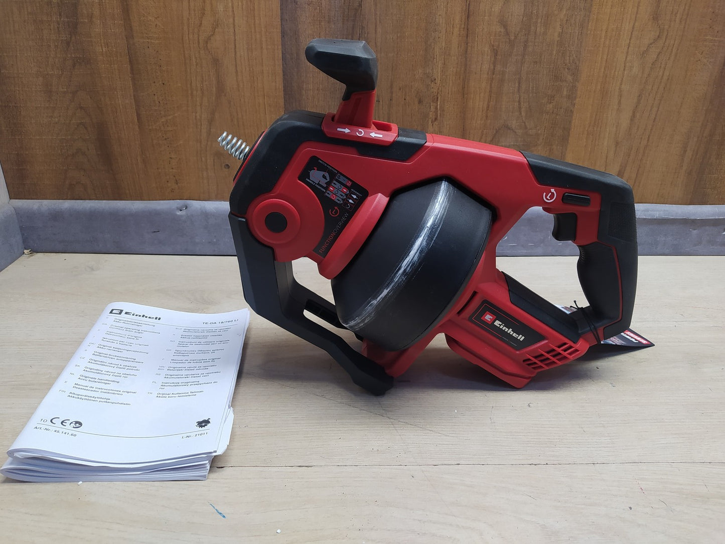 Einhell Akku-Rohrreiniger TE-DA 18/760 Li solo (4514160), I36915