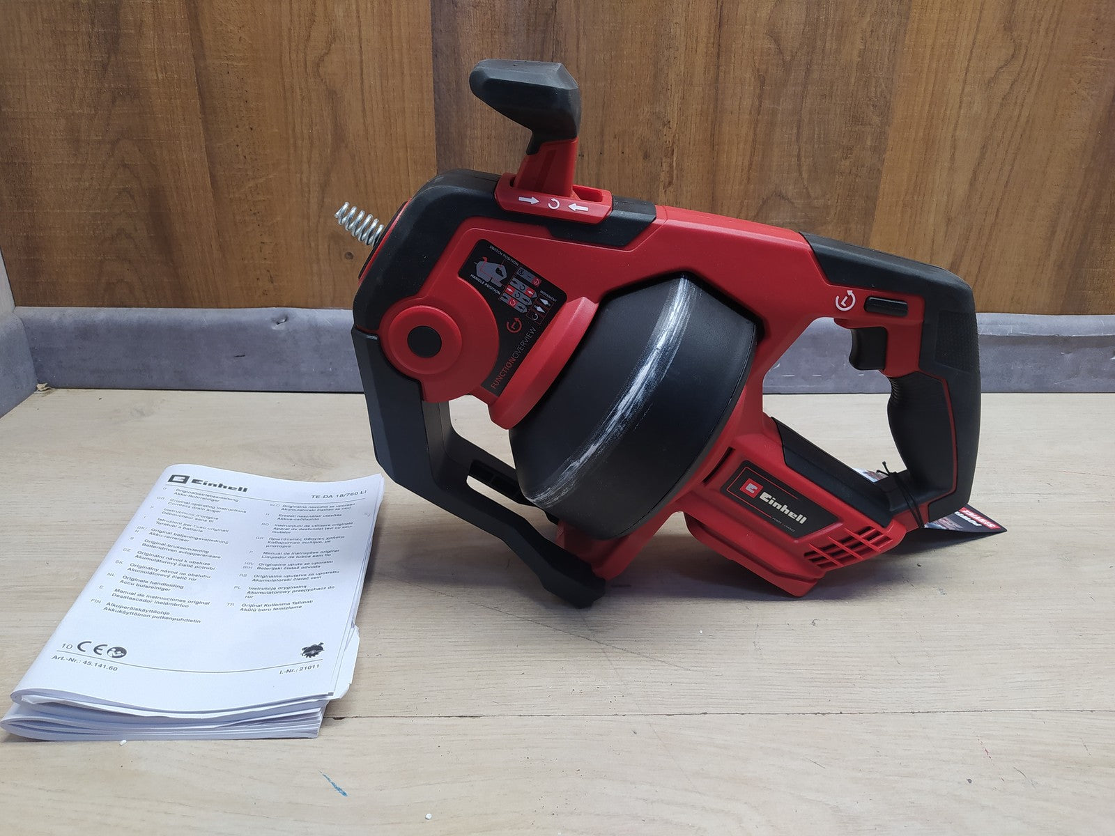 Einhell Akku-Rohrreiniger TE-DA 18/760 Li solo (4514160), I36915