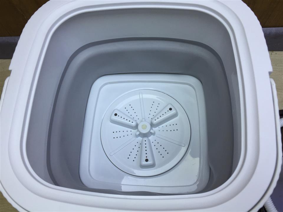 OMCCHK tragbare Mini-Waschmaschine mit Schleuder, 14L, 40W, I32042