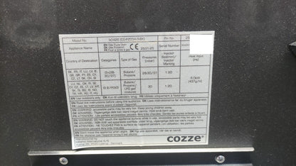 cozze 90426 Gas-Pizzaofen mit Rotationsstein, Leistung 6,0 kW, I37759
