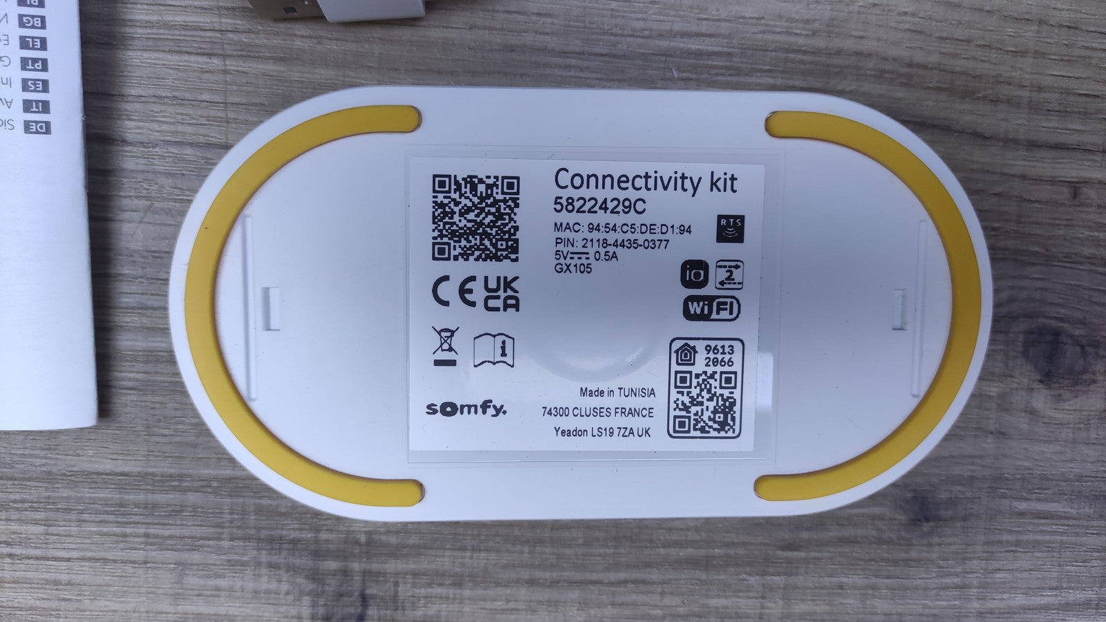 Somfy 1870755 TaHoma mini Connectivity Kit Steuerzentrale, I34756