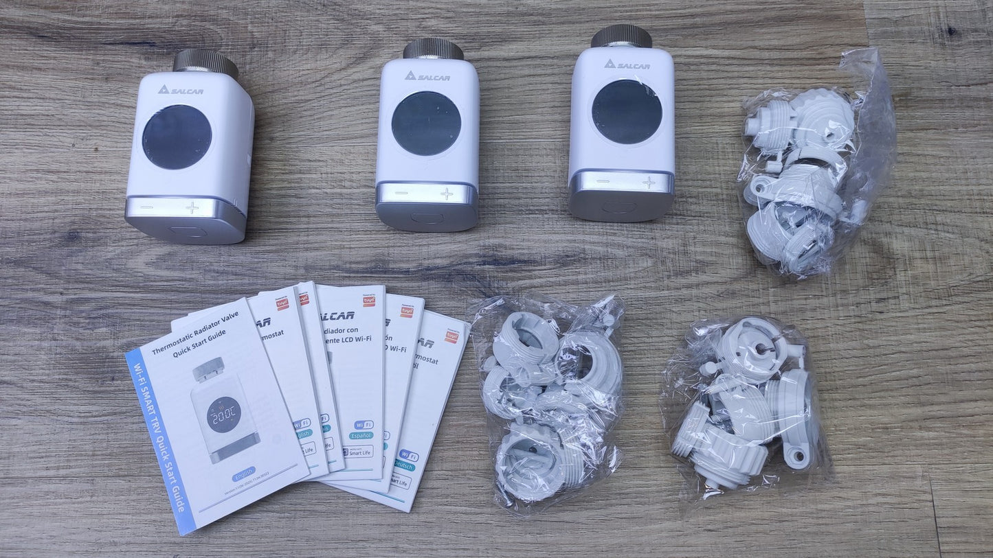 SALCAR Smart Home Heizkörperthermostat TRV801W 3er Set, I37225