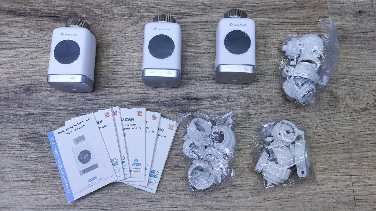 SALCAR Smart Home Heizkörperthermostat TRV801W 3er Set, I37225