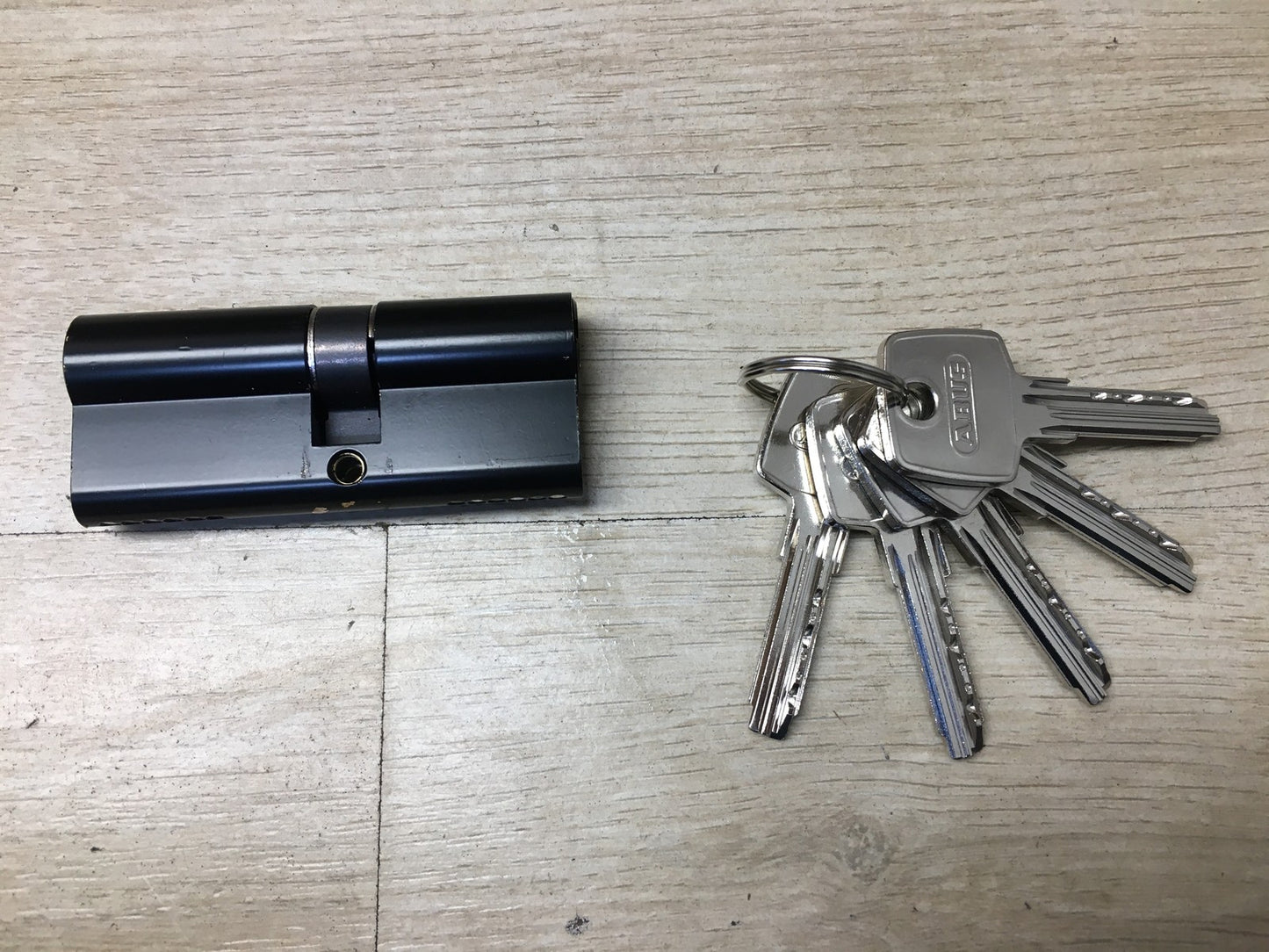 ABUS Profil-Zylinder D6XBL 35/40 mit Codekarte und 5 Schlüsseln, I38334