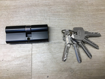 ABUS Profil-Zylinder D6XBL 35/40 mit Codekarte und 5 Schlüsseln, I38334