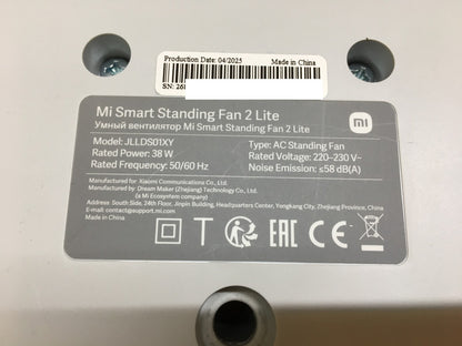 Xiaomi Mi Smart Standing Fan 2 Lite Tisch- & Standventilator, I38895