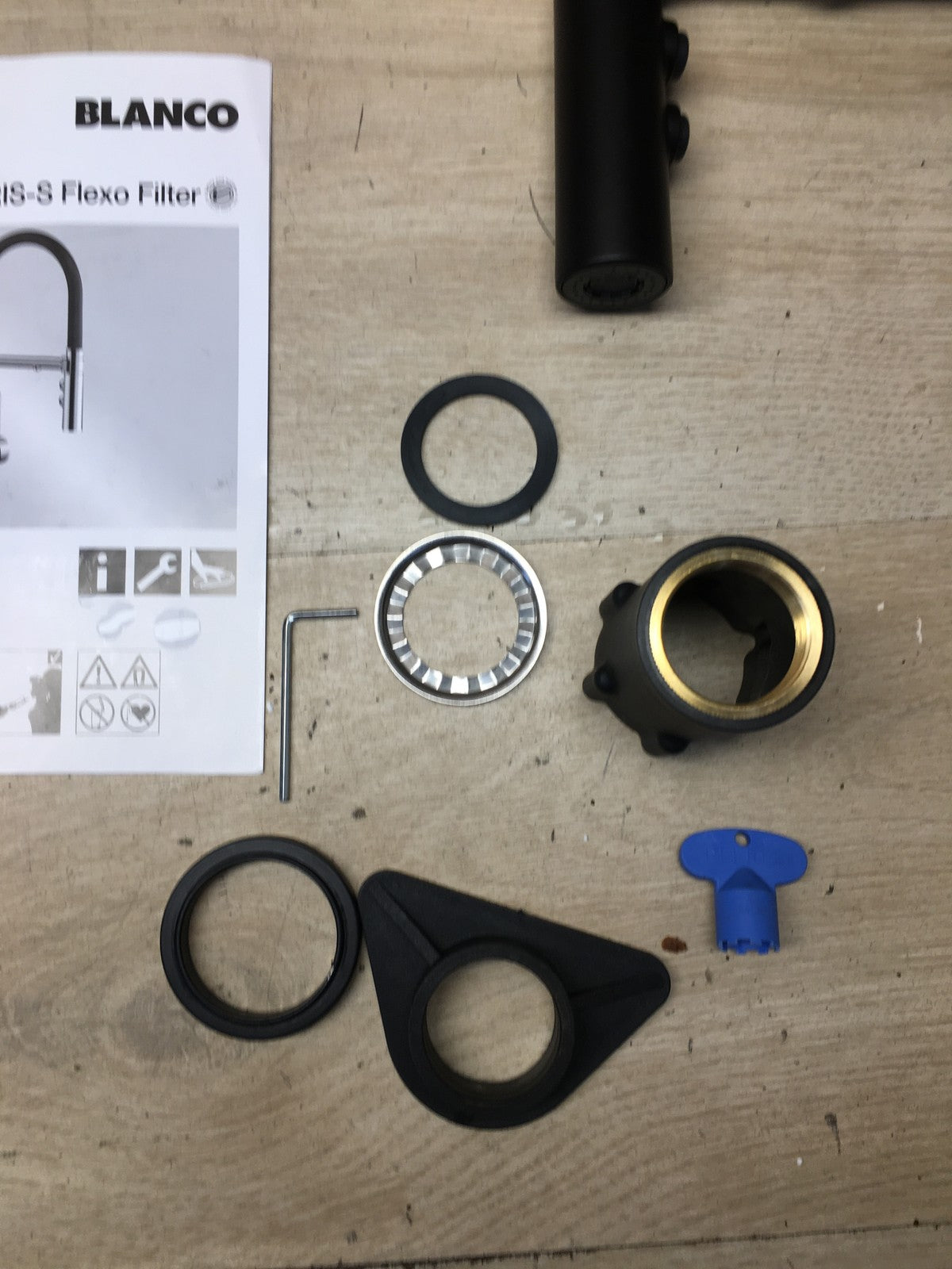 BLANCO CATRIS-S Flexo Filter Küchenarmatur, Wasserhahn, schwarz matt, I39260
