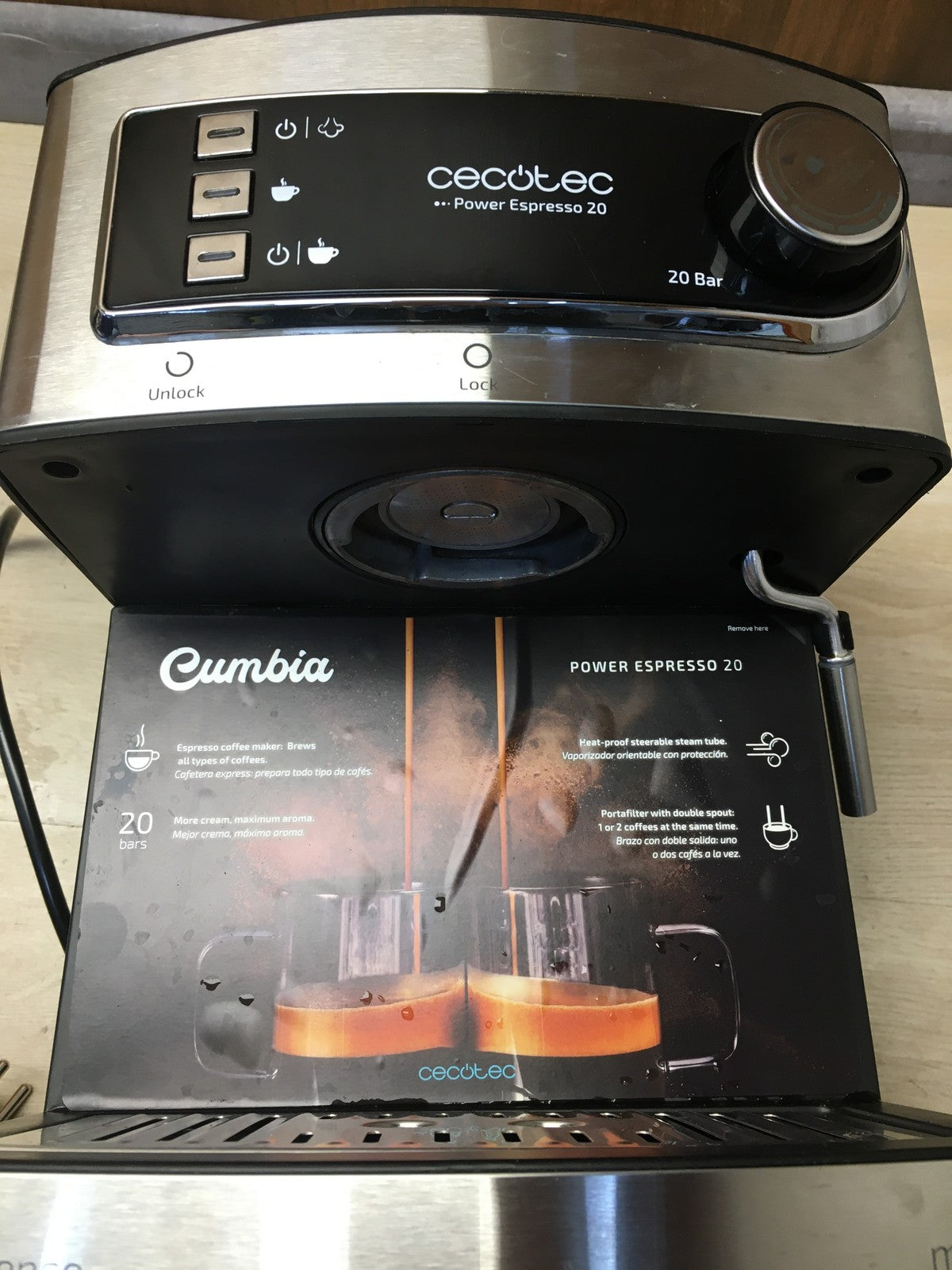 Cecotec 01503 Espressomaschine Cumbia Power Espresso 20, I36062