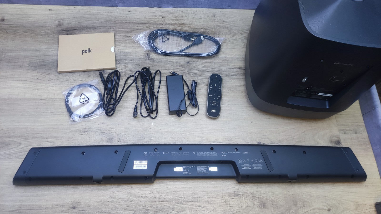 Polk Audio MagniFi 2 Heimkino-System TV Soundbar mit Subwoofer, I37945