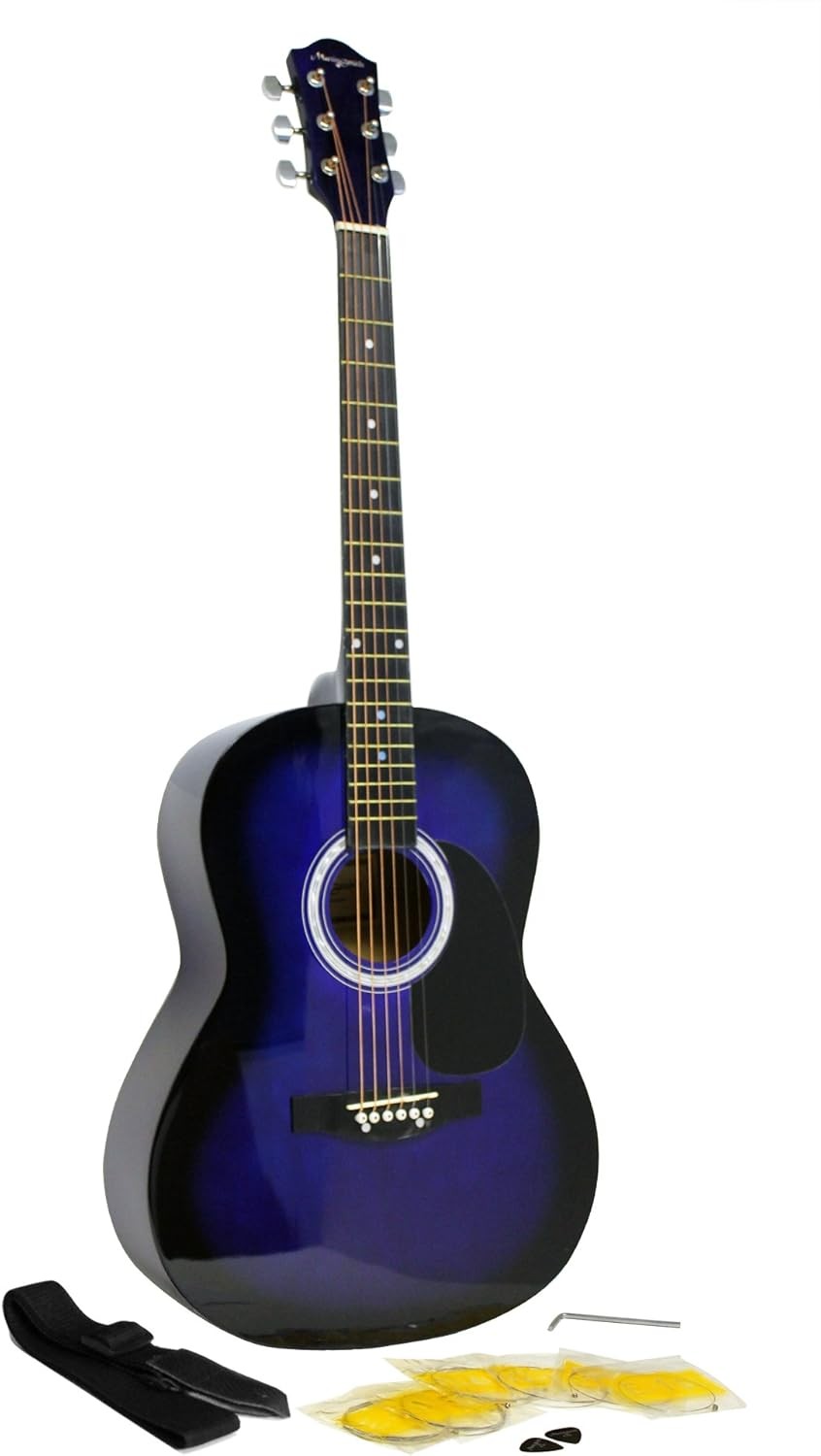 Martin Smith W-100 Westerngitarre Akustikgitarre Blau (W-100-BL-PK)