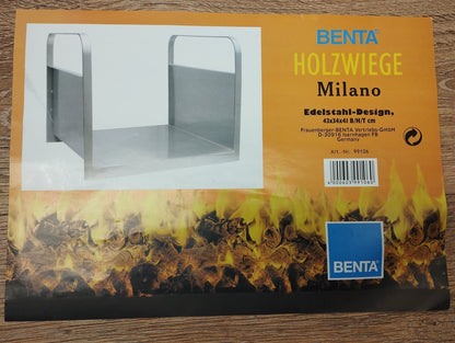 BENTA Milano Kaminholzkorb, 99106, 43x41x35 cm