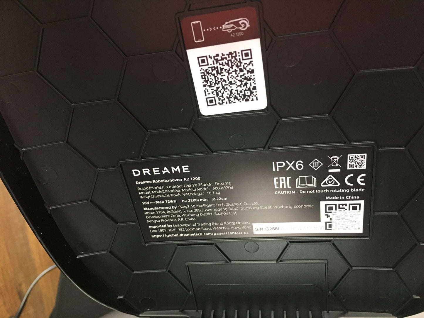 DREAME A2 1200 Mähroboter kabellos für Flächen bis zu 1200m² (MXXA8203)