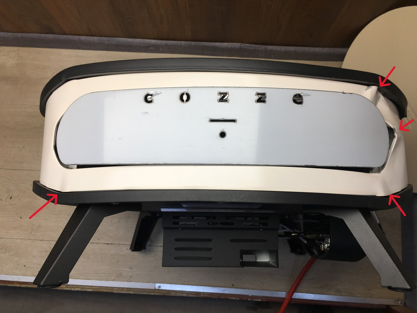 cozze 17" Pizzaofen mit rotierendem Pizzastein ‎90427, 6,0 kW Gasofen, I37718