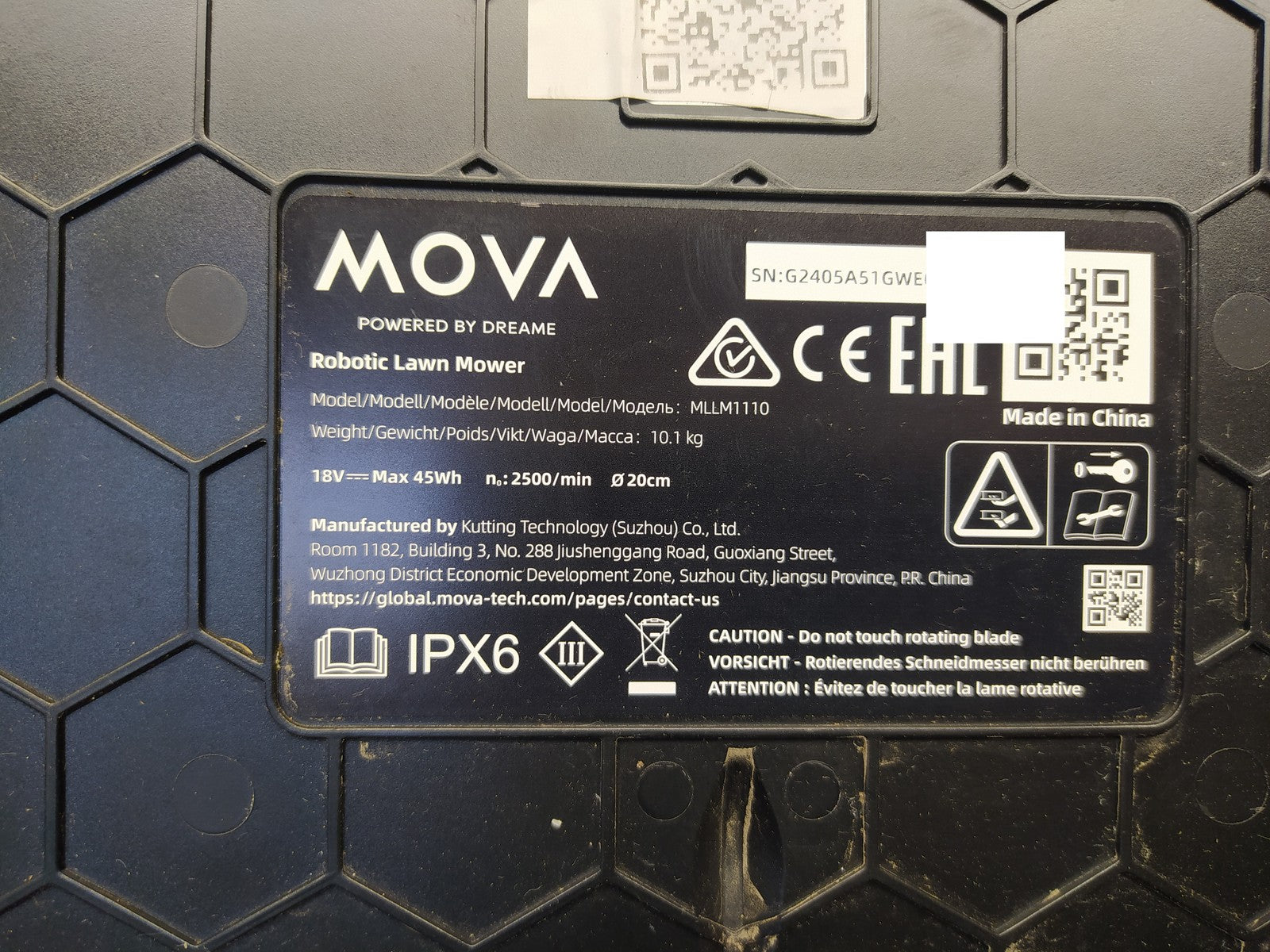 Dreame MOVA 600 Rasenmäher Roboter (MLLM1110), I38472