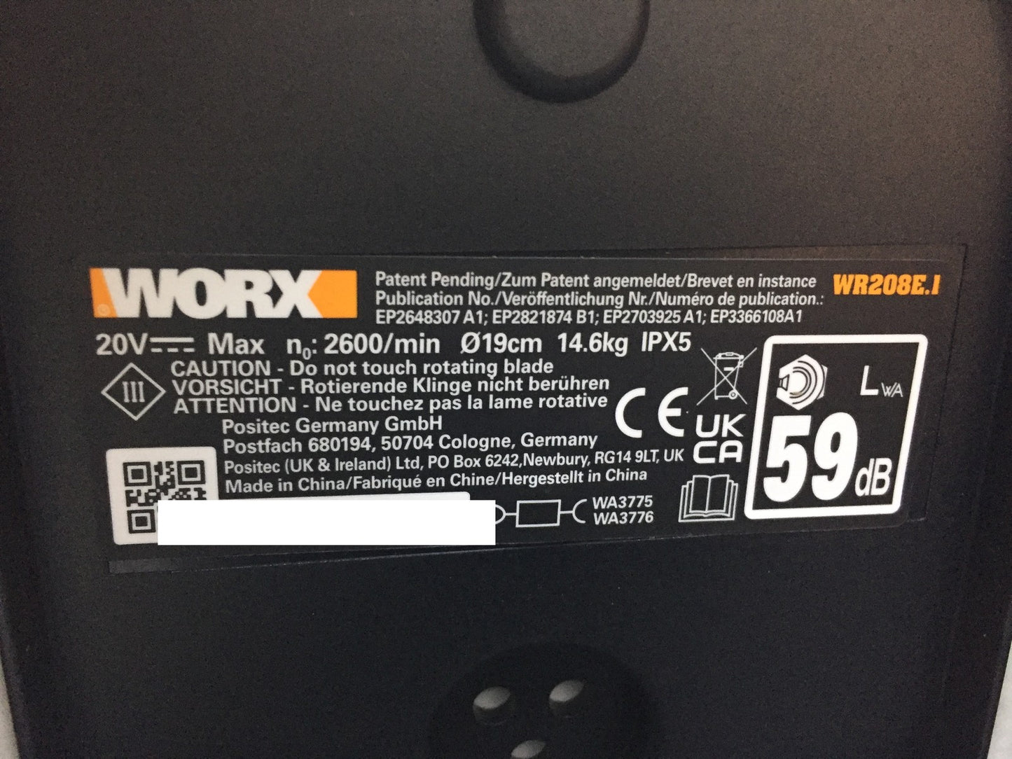 WORX Landroid Vision M800 Mähroboter ohne Begrenzungskabel WR208E.1 I33594