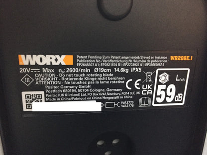 WORX Landroid Vision M800 Mähroboter ohne Begrenzungskabel WR208E.1 I33594