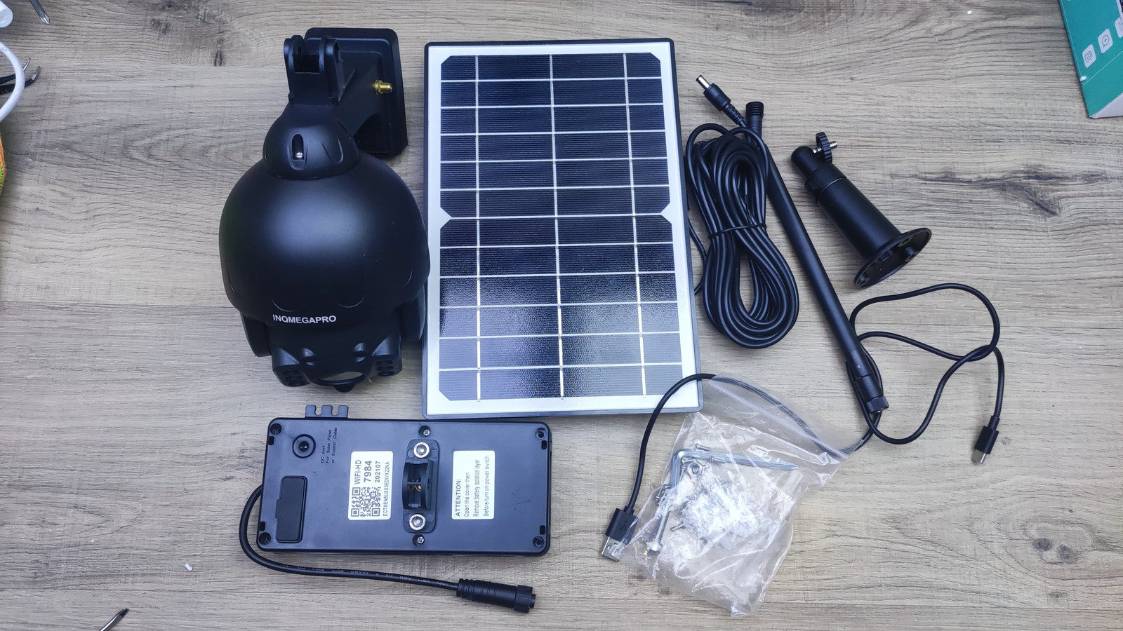 INQMEGAPRO Überwachungskamera mit Solarpanel, Aussen 4MP, I35907