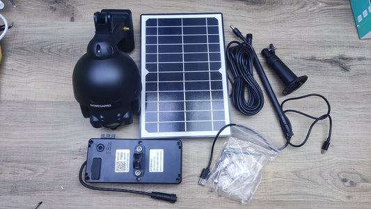 INQMEGAPRO Überwachungskamera mit Solarpanel, Aussen 4MP, I35907