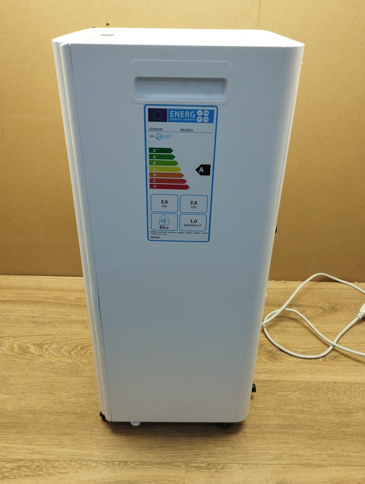 LEENON 4 in 1 mobile Klimaanlage PAC001 EEK: A 9.000 BTU I39623