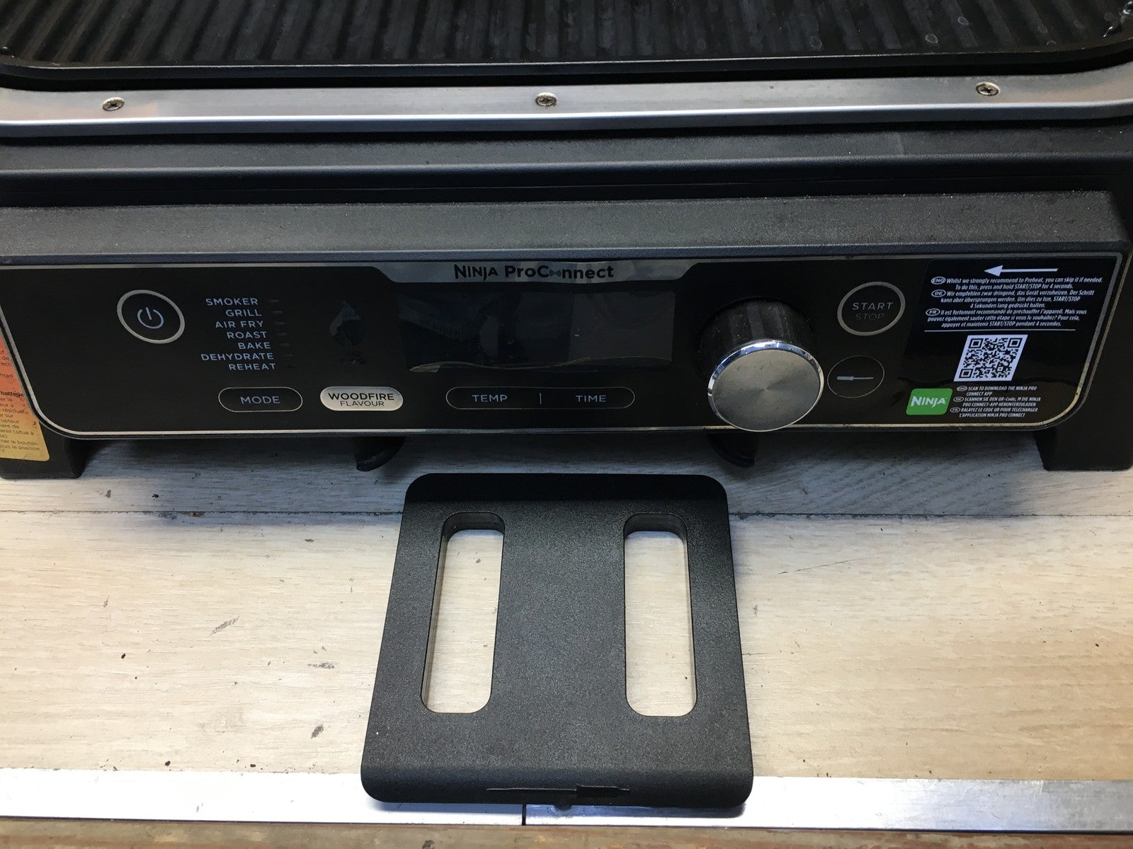 Ninja Woodfire Pro Connect XL Elektrischer BBQ Smoker Grill OG901EUAMZ, I37719