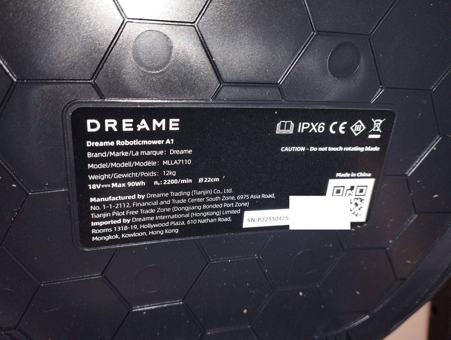 DREAME Intelligenter Mähroboter A1 (MLLA7110), I39529