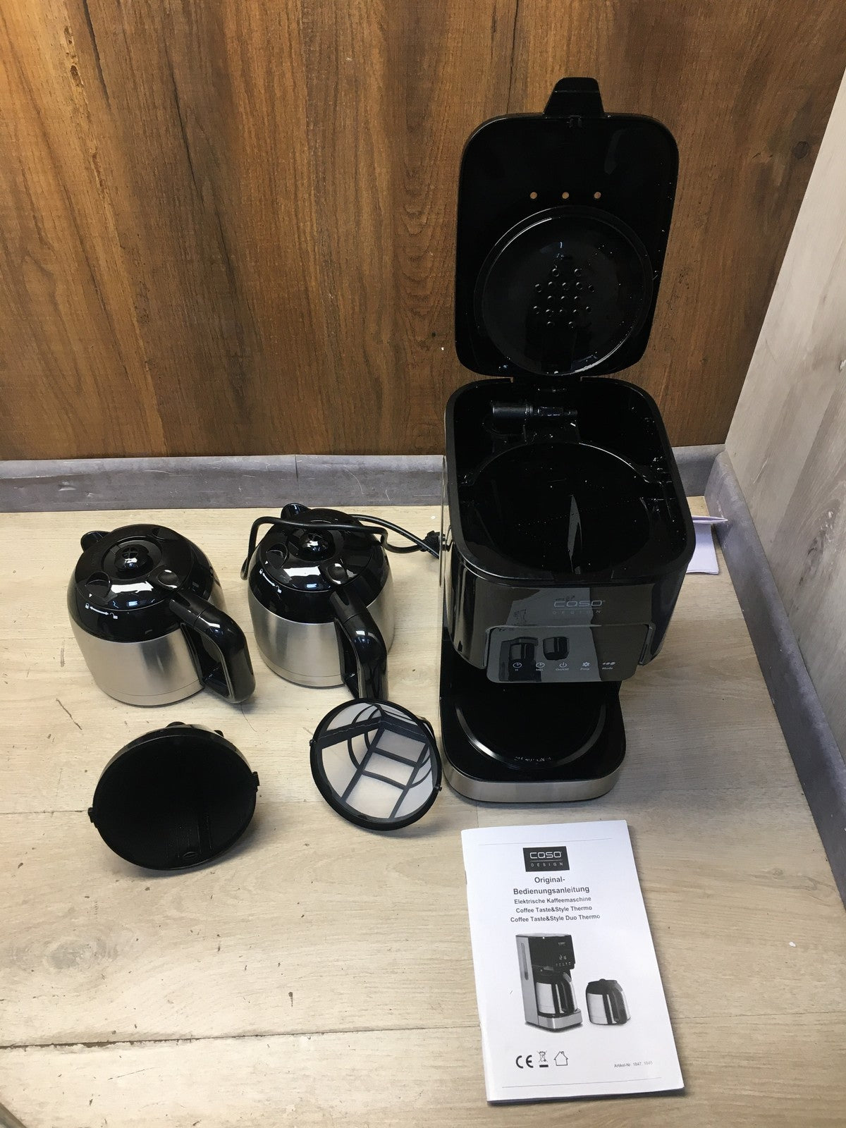 Caso MD-258BT Kaffeemaschine mit 2 Isolierkannen, I39437