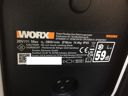 WORX Landroid Vision M600 Mähroboter ohne Begrenzungskabel WR206E I33662