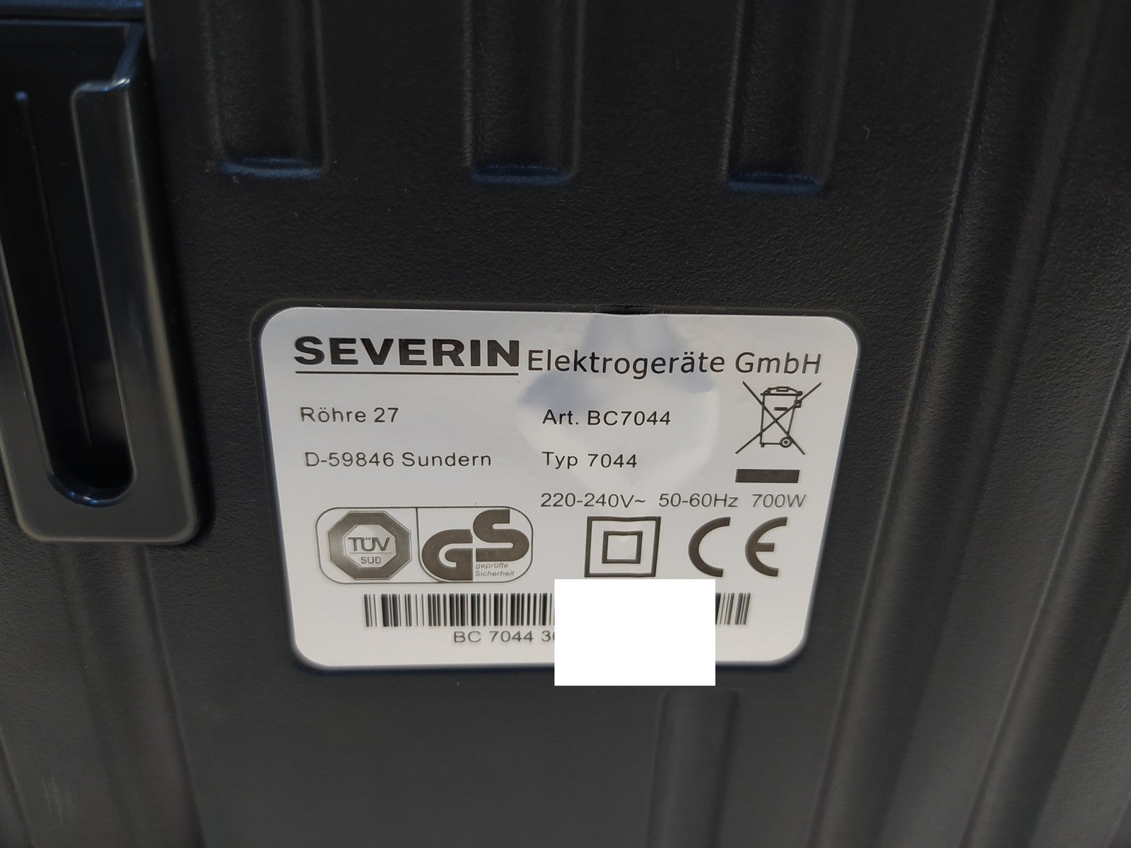 Severin BC7044 Staubsauger, 700W, I37670