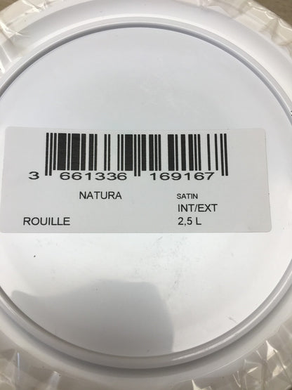 BOX DECO COULEURS Naturfarbe, für Innen und Außen, Satin-Optik, 2,5 L, I36981