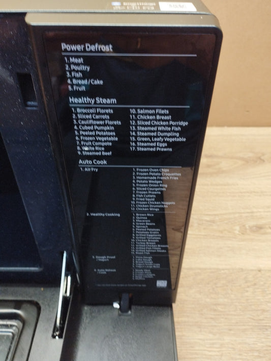 Samsung MC32DB7746KDE1 Mikrowelle mit Grill/Heißluft, 32L,schwarz, I39564
