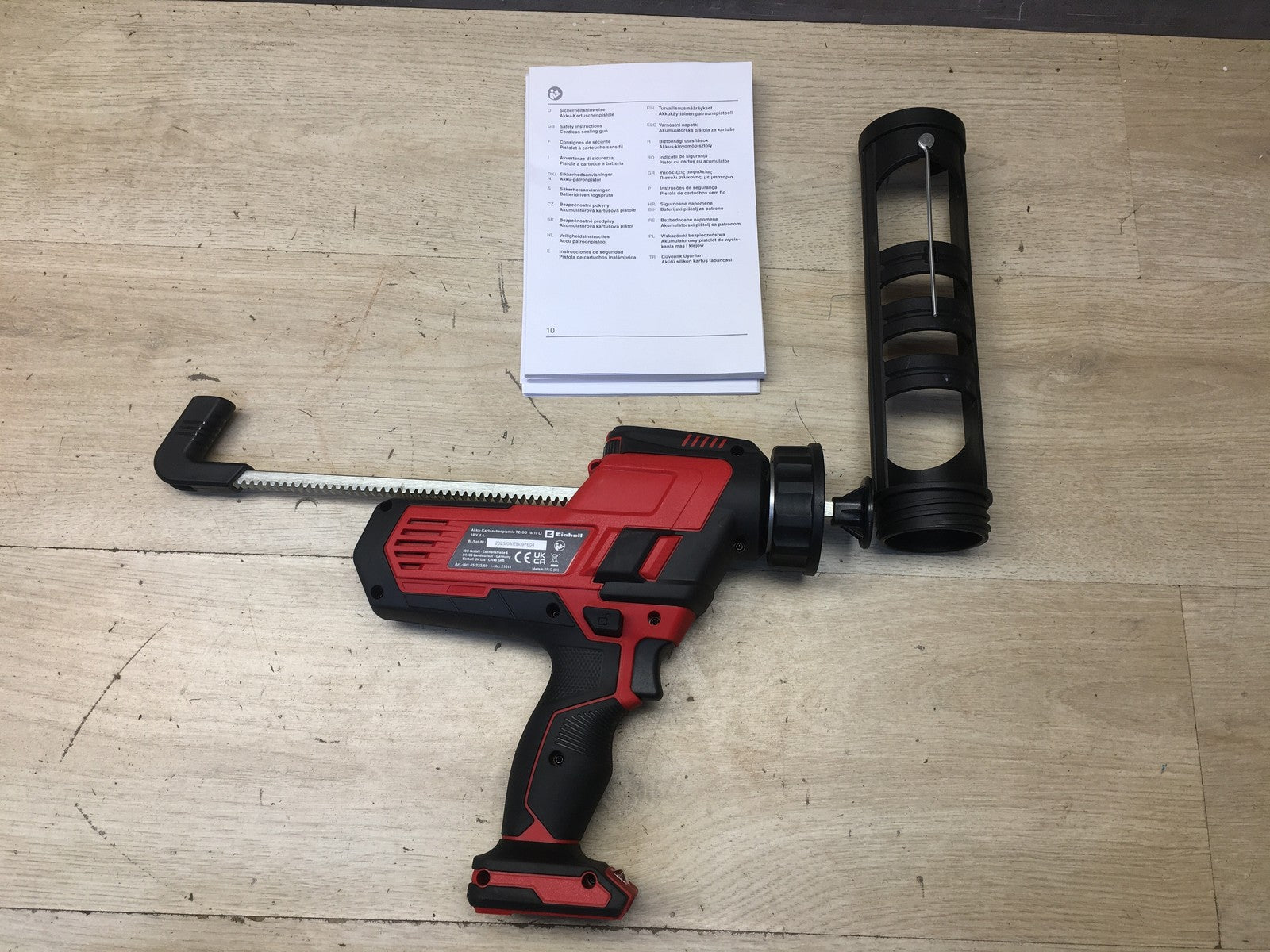 Einhell Akku-Kartuschenpistole TE-SG 18/10 Li-Solo, I38101